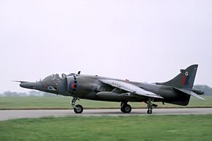 Harrier GR3 of No. 233 Operational Conversion Unit. Harrier GR3 (20579671948).jpg