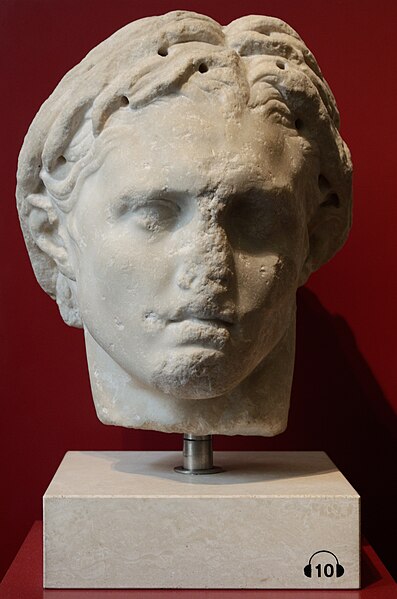 File:Head of Alexander The Great in Palazzo Massimo alle Terme (Rome) .jpg