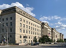 The Herbert C. Hoover Building, where the CAB was once headquartered Herbert C. Hoover Building.jpg