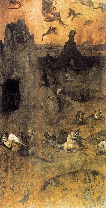 The Fall of the Rebel Angels by Hieronymus Bosch.