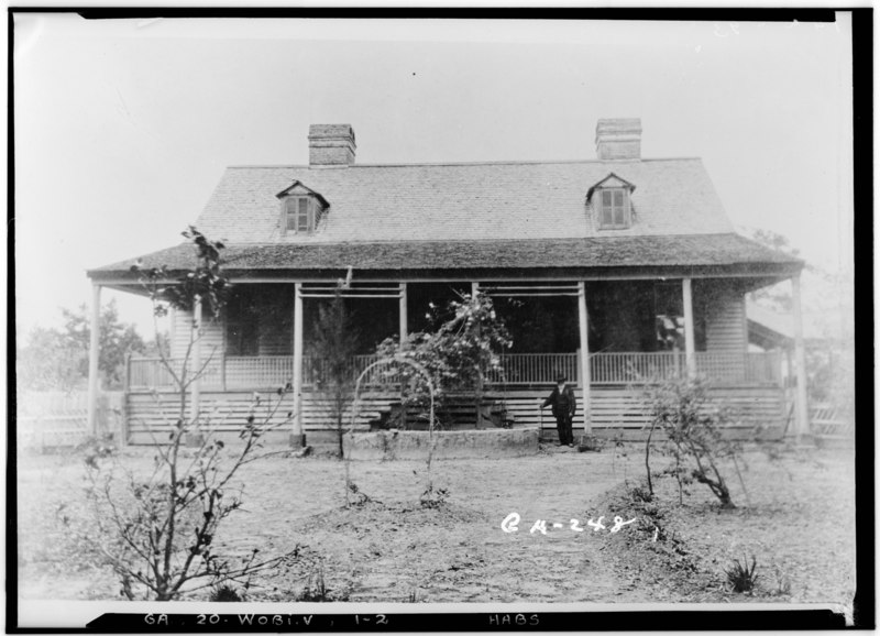 File:Historic American Buildings Survey Reproduced, by L.D. Andrew, from Old Photograph IN possesion of B.C. Heyward FRONT VIEW - Refuge Plantation, Satilla River, Woodbine, Camden HABS GA,20-WOBI.V,1-2.tif