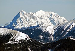Hochtor, nejvyšší vrchol národního parku Gesäuse (2369 m n. m.)