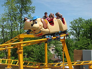 The Howler Roller coaster at Holiday World