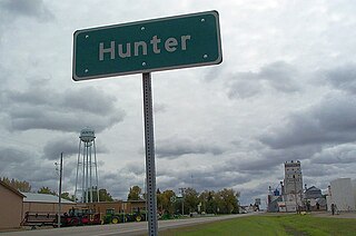 <span class="mw-page-title-main">Hunter, North Dakota</span> City in North Dakota, United States