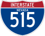 Interstate 515 marker