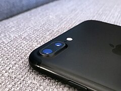 Dual cameras on the back of the iPhone 7 Plus
