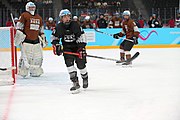 English: Bronze medal match of the Boys' 3x3 mixed Ice hockey tournament at the 2020 Winter Youth Olympics in Lausanne. Deutsch: Spiel um den dritten Platz des 3x3-Mixed-Eishockeyturniers der Jungen bei den Olympischen Winter-Jugendspielen 2020 in Lausanne.