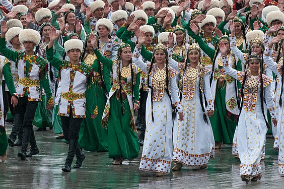 Parade zum Unabhängigkeitstag Turkmenistans