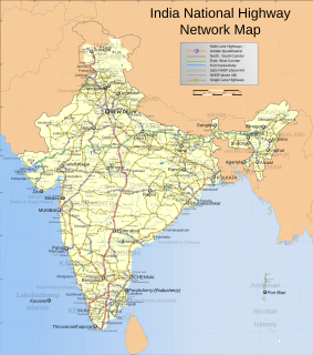 <span class="mw-page-title-main">National Highways Development Project</span> Project to upgrade major highways in India