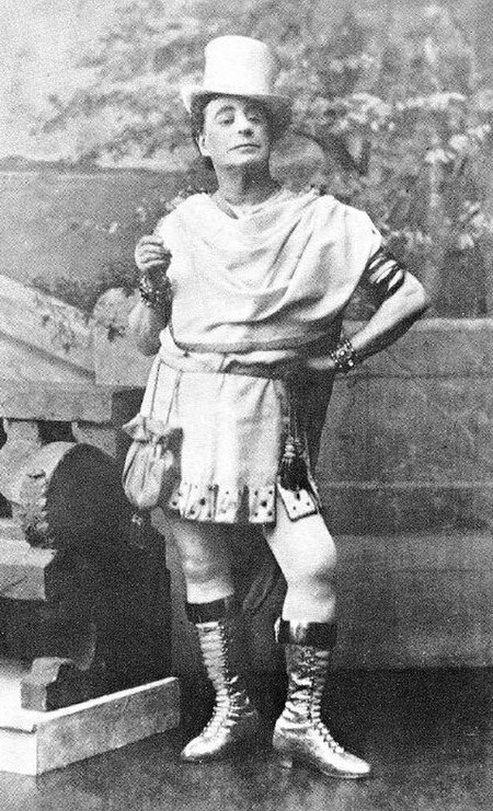 J. L. Toole in Burnand's Paw Claudian, 1884