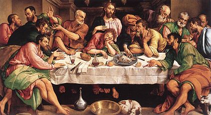 La Última Cena, 1542, Galleria Borghese, Roma