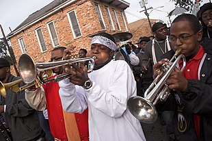 New Orleans brass band parade Jetsetters09StoogesBBcheeks.jpg