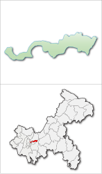 Distretto di Jiangbei – Mappa