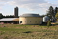 Exterior shot of the Jim Kaney Round Barn found on Bluff Road, Maryland Township, Adeline, Ogle County, Illinois, USA.