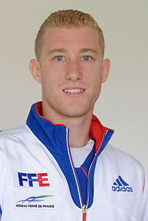 Julien Mertine French fencer