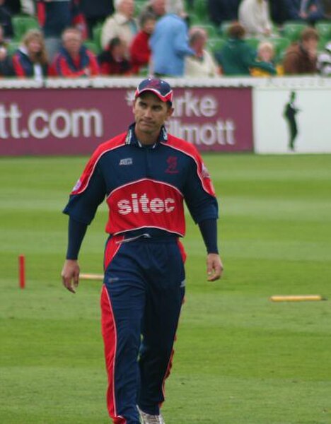 Langer as captain at Somerset, 27 June 2007