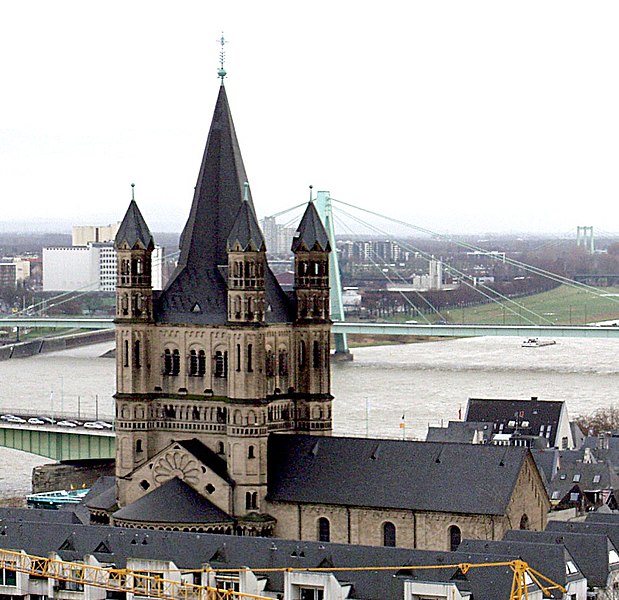 File:Köln - Groß St. Martin vom Dom.jpg