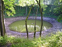 The nearly circular main Kaali meteorite crater