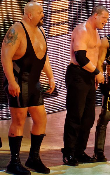 Big Show and Kane as part of The Authority, on Raw in 2015.