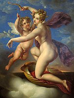 Venus and Cupid, 1824