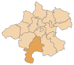 Distretto di Gmunden – Mappa