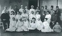 Khudadat bey Rafibeyli with doctors.jpg