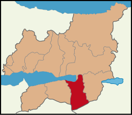 District de Başiskele - Carte