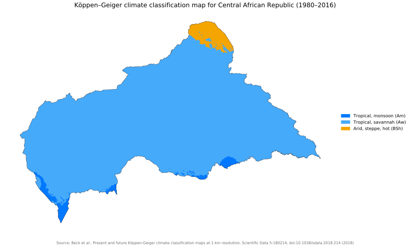 File:Koppen-Geiger Map CAF present.svg