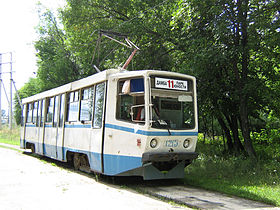 Imagen ilustrativa del tramo del tranvía de Ulyanovsk