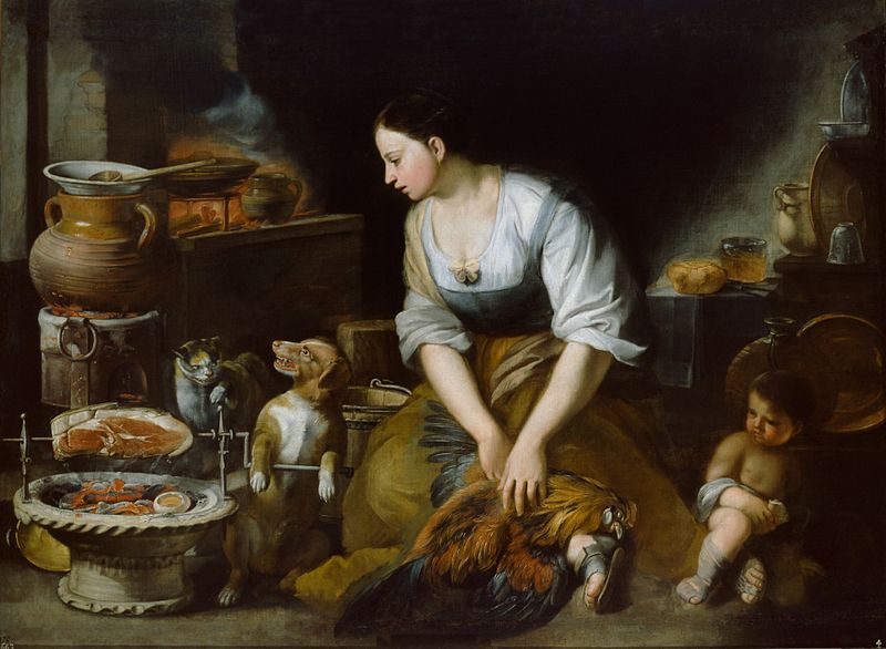 File:La cocinera, de un discípulo de Bartolomé Esteban Murillo (Museo del Prado).jpg