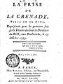 La prise de la Grenade piece de theatre 19 10 1779.jpg