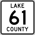 File:Lake County Route 61 MN.svg