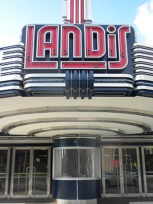 How to get to Landis Theater with public transit - About the place