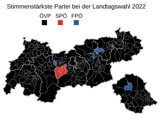 Landtagswahl In Tirol 2022: Ausgangslage, Wahlrecht und Statistik, Kandidierende Parteien