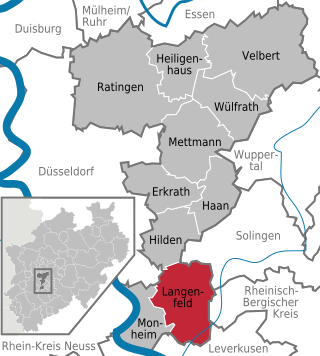 Poziția localității Langenfeld