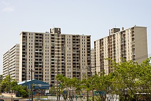 Las Gladiolas public housing complex in Hato Rey, Puerto Rico.jpg