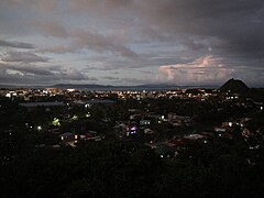 Legazpi City east skyline Buraguis sunset