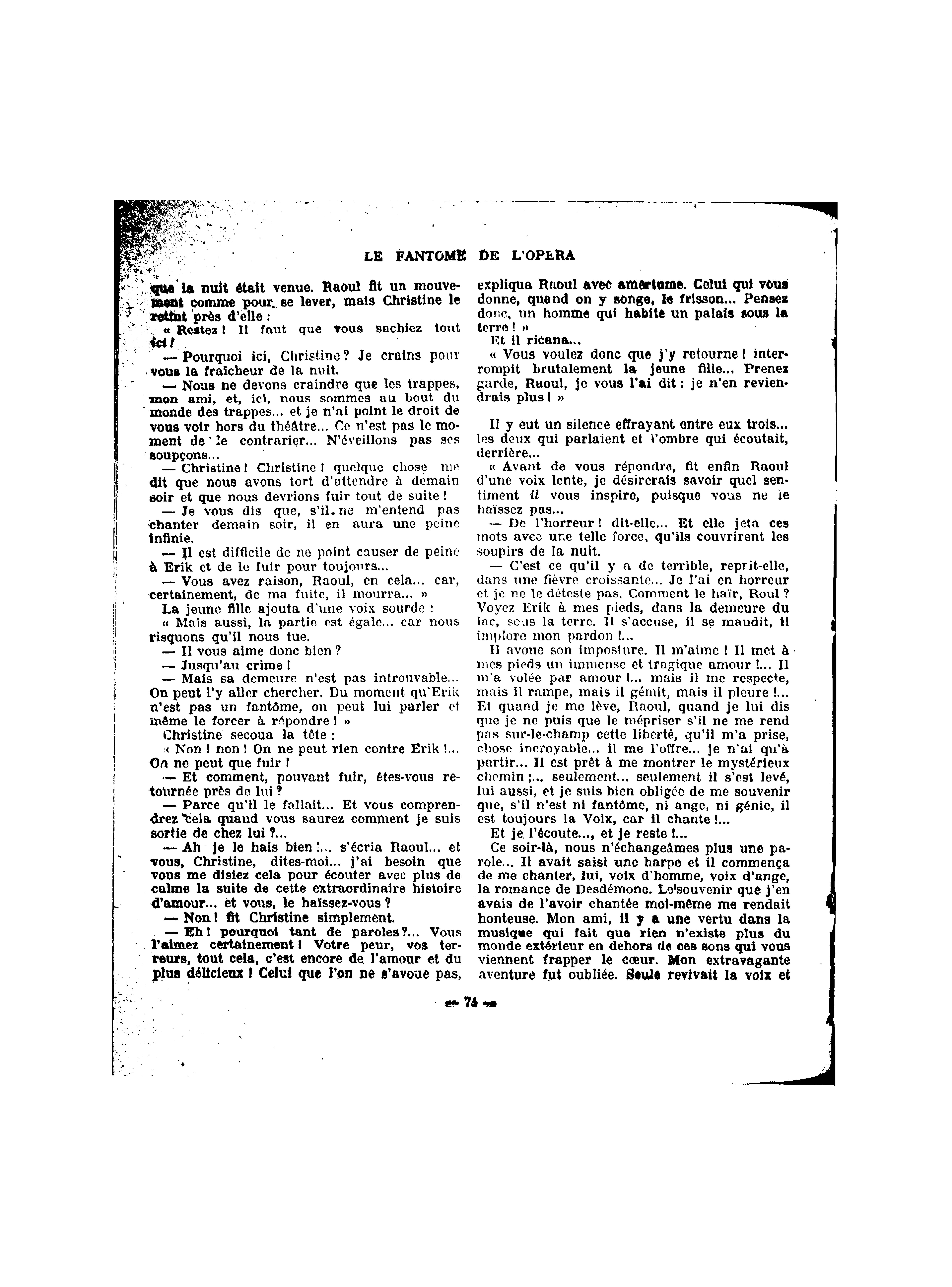 Il Faut Que Vous Me Disiez Ou Dites Page:Leroux - Le fantôme de l'Opéra, édition 1926.djvu/92 - Wikisource