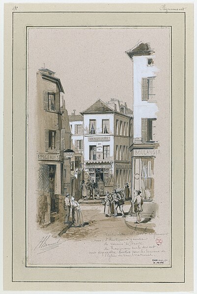 File:Les rues Saint-Rustique, Norvins et Ravignan avant leur démolition, Montmartre, Clignancourt, 18ème arrondissement, D.12172.jpg