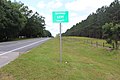 Levy County line, US129SB, Gilchrist/Levy County