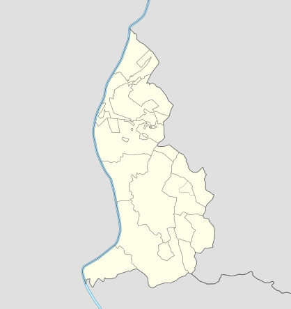 Location map Lichtenšteinas