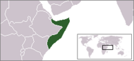 موقع الصومال