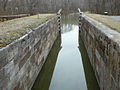 Lock 75, the last lock on the Canal before Cumberland.