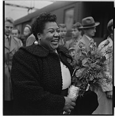 Louis Armstrong a Oslo e concerti, 1955.