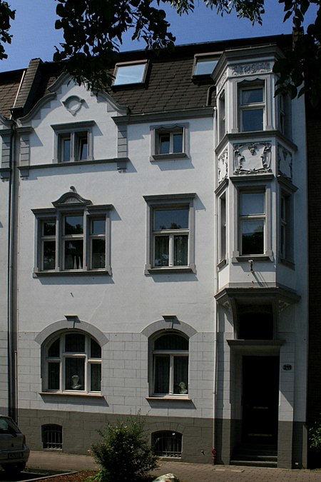 Mönchengladbach Ry Mitte Denkmal Nr. B 105, Brucknerallee 211 (5532)