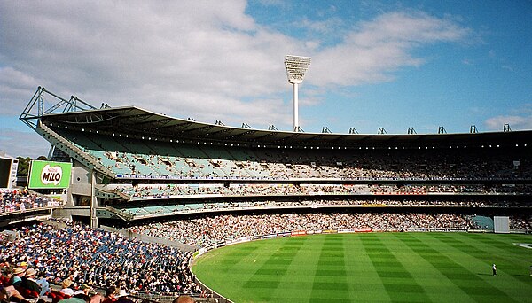 The Melbourne Cricket Ground, where the 1999 AFL Grand Final took place.