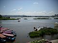 Vue panoramique sur la rivière Mudan