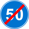 End of minimum speed