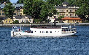 M/S Enköping framför Skeppsholmen.