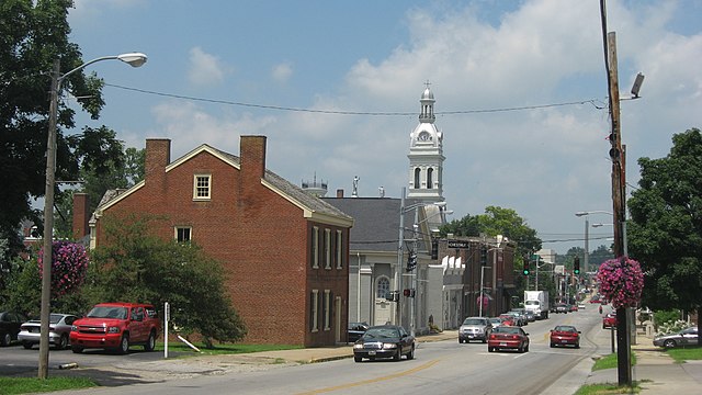 Main Street in Nicholasville, Kentucky